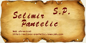 Selimir Pantelić vizit kartica